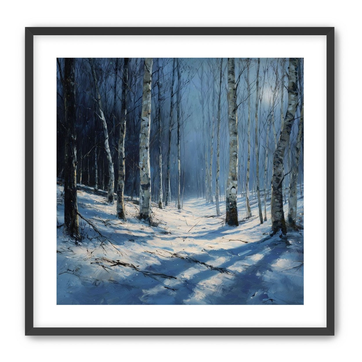 Silence Held in Blue