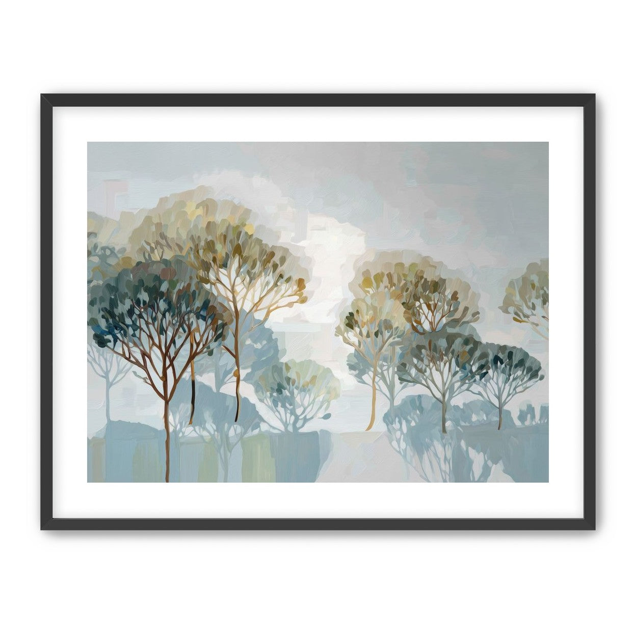 Tree Canopies in Soft Rows