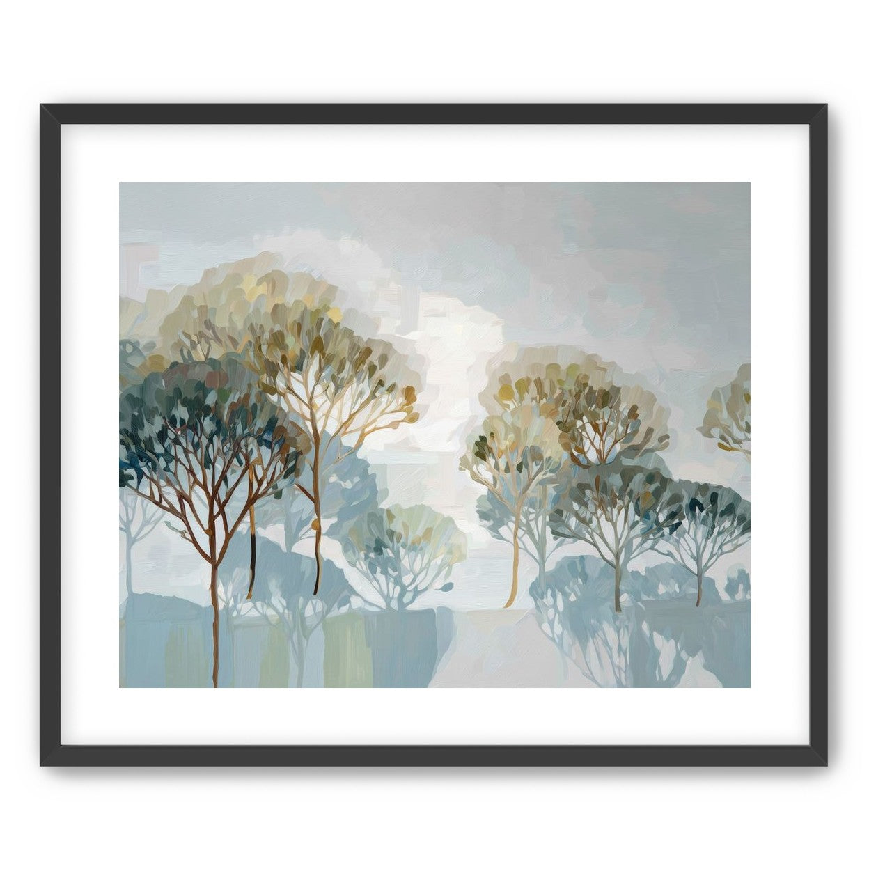 Tree Canopies in Soft Rows