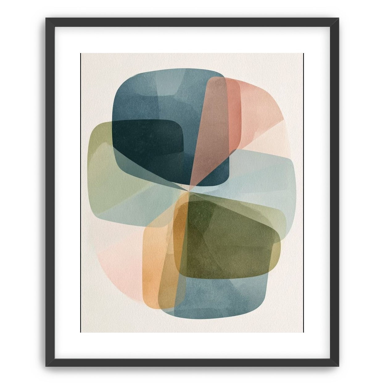 Teal turns through ochre
