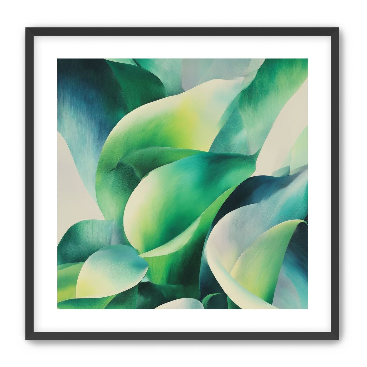 Calla lilies among green shadows