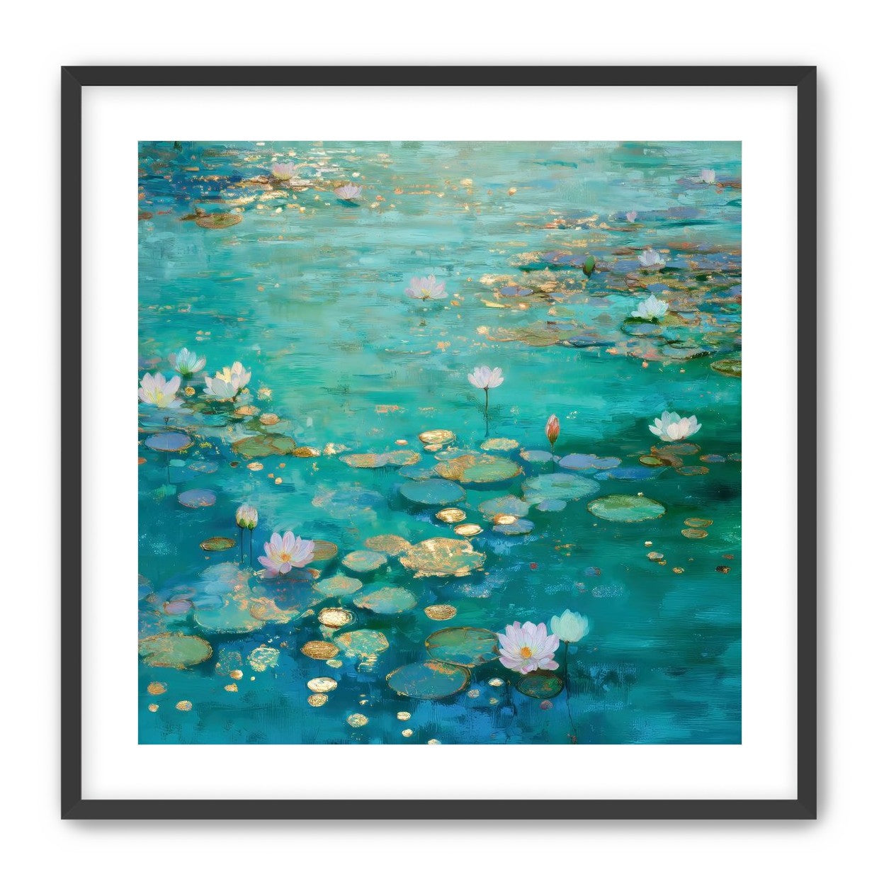Quiet Gold on Blue Water