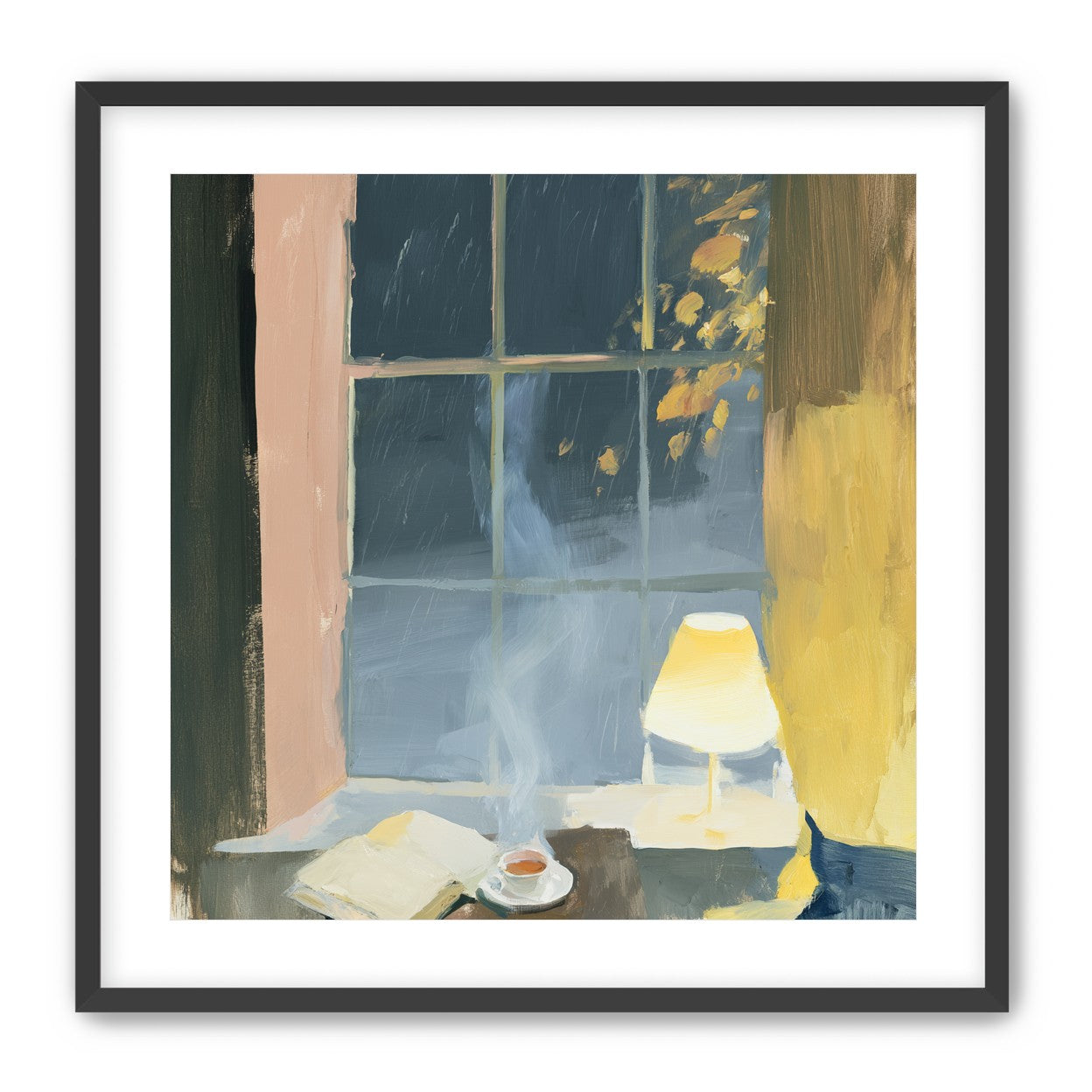Steam in the windowlight