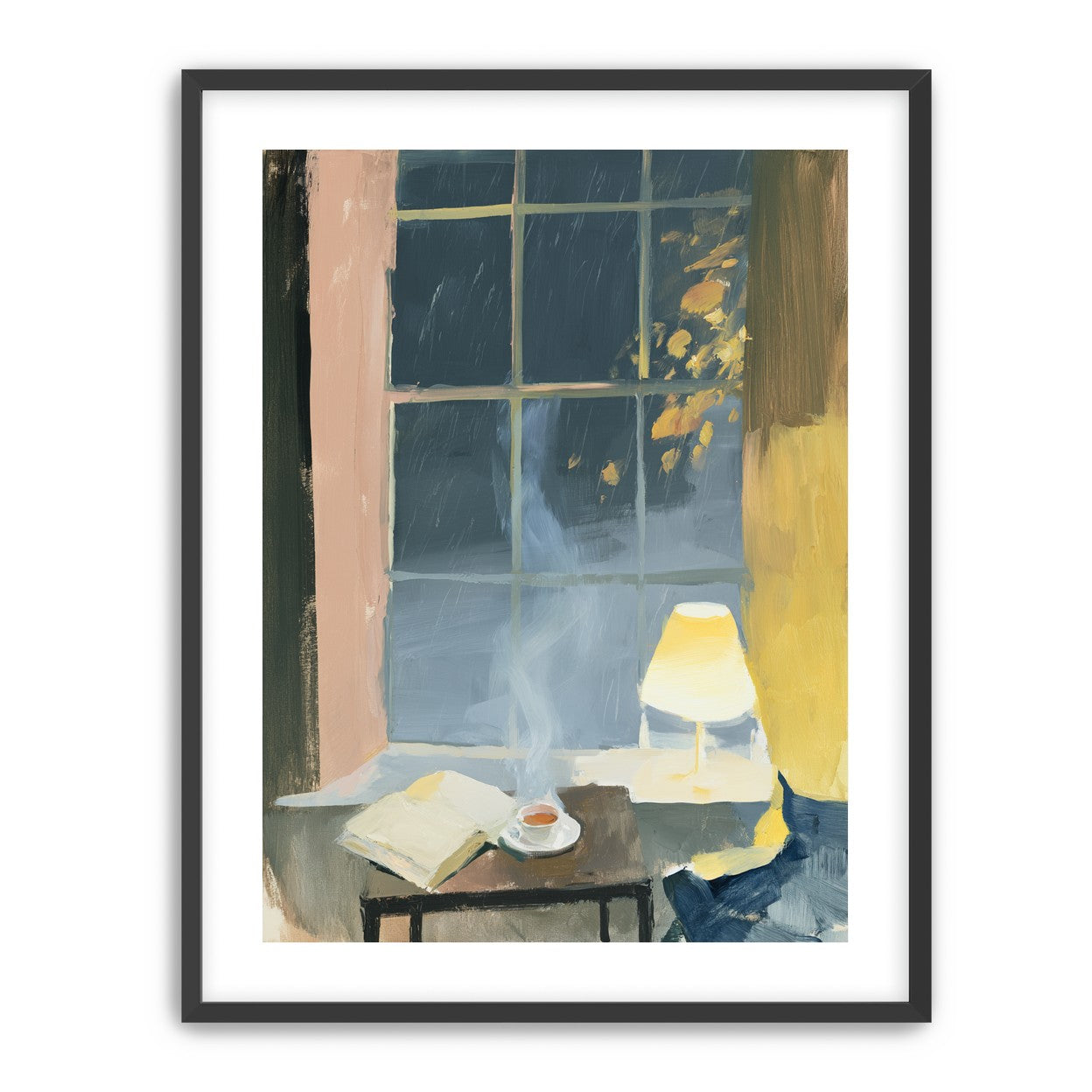 Steam in the windowlight