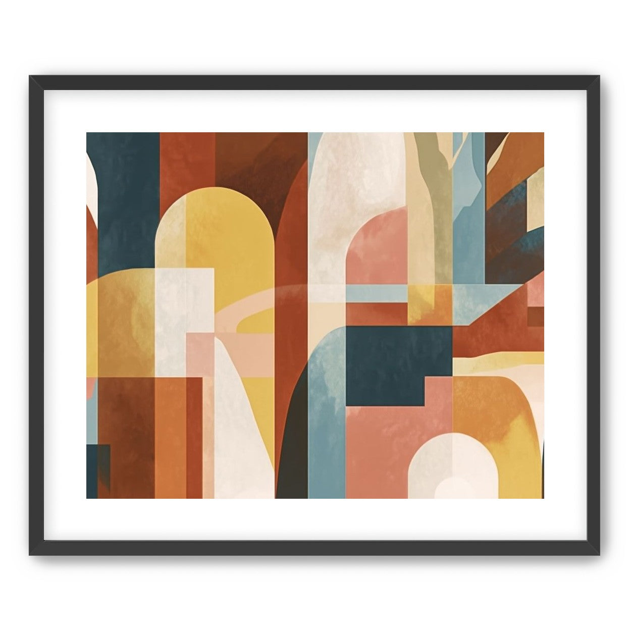 Ochre and Teal Held Apart