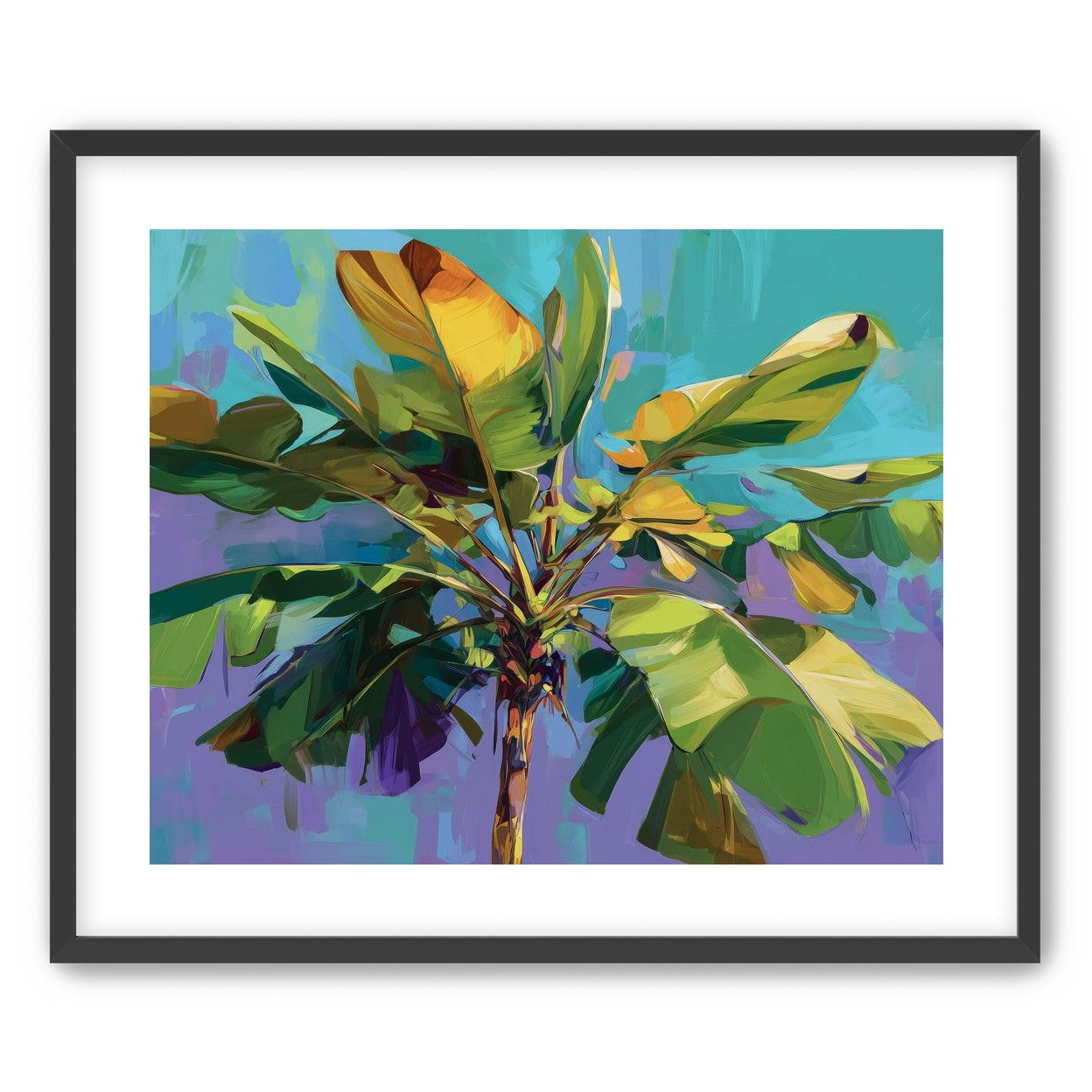 Painted Palm Tree
