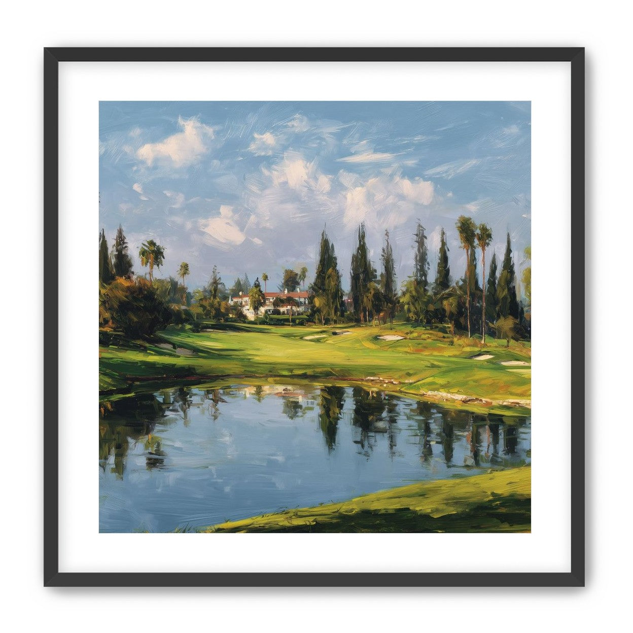 Still Water in Front of the Green