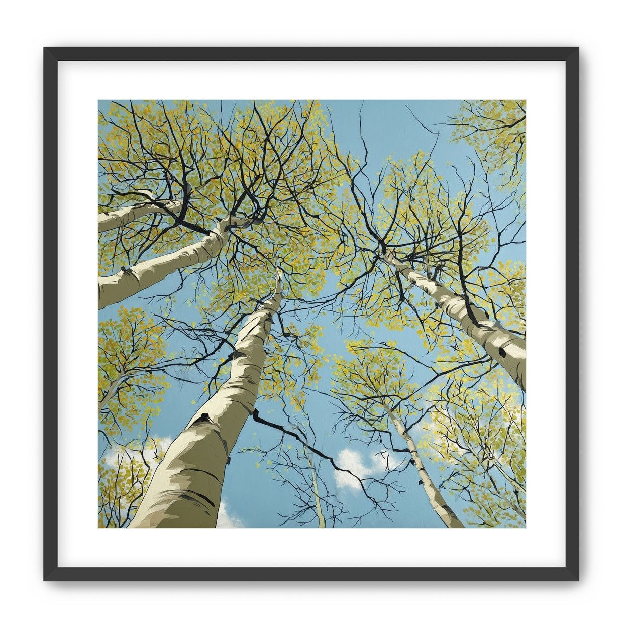 Yellow Leaves Against the Sky