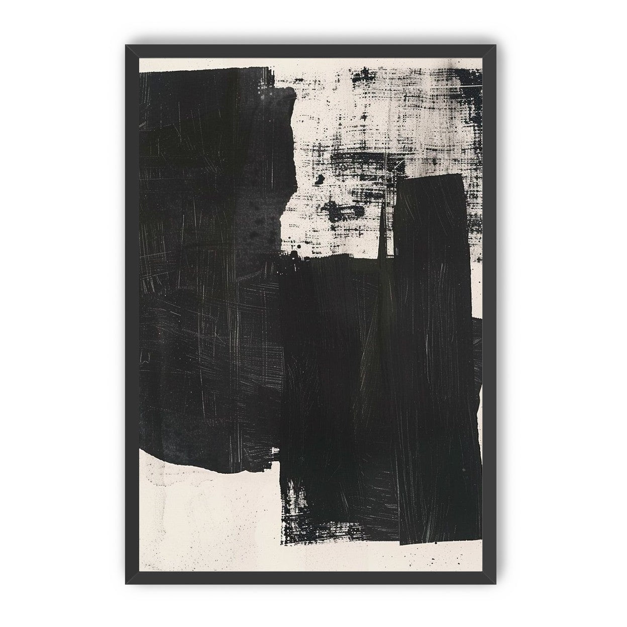 Black mass against the grain