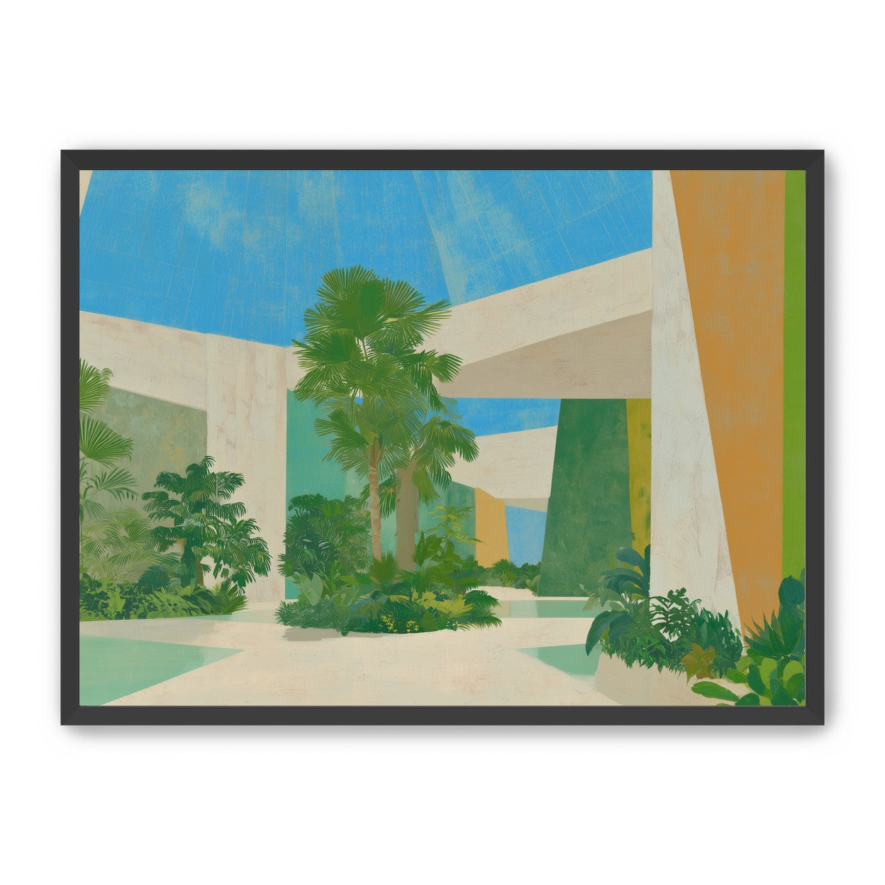 Palm shade in the atrium