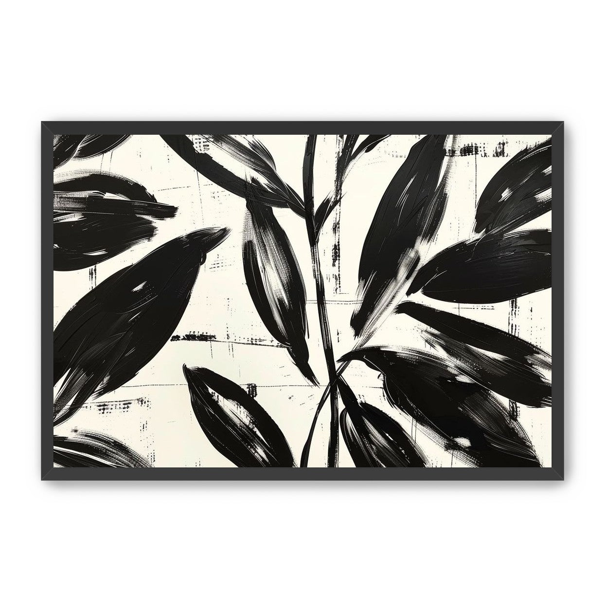 Leaves in black sweep