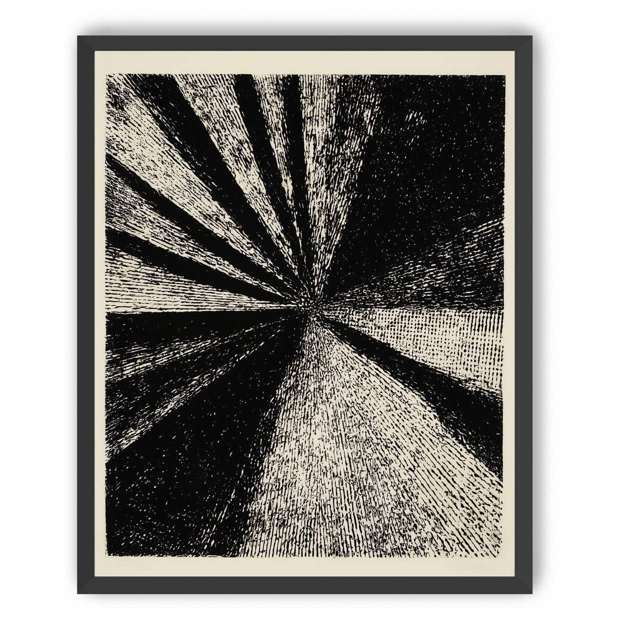 Black rays into grain