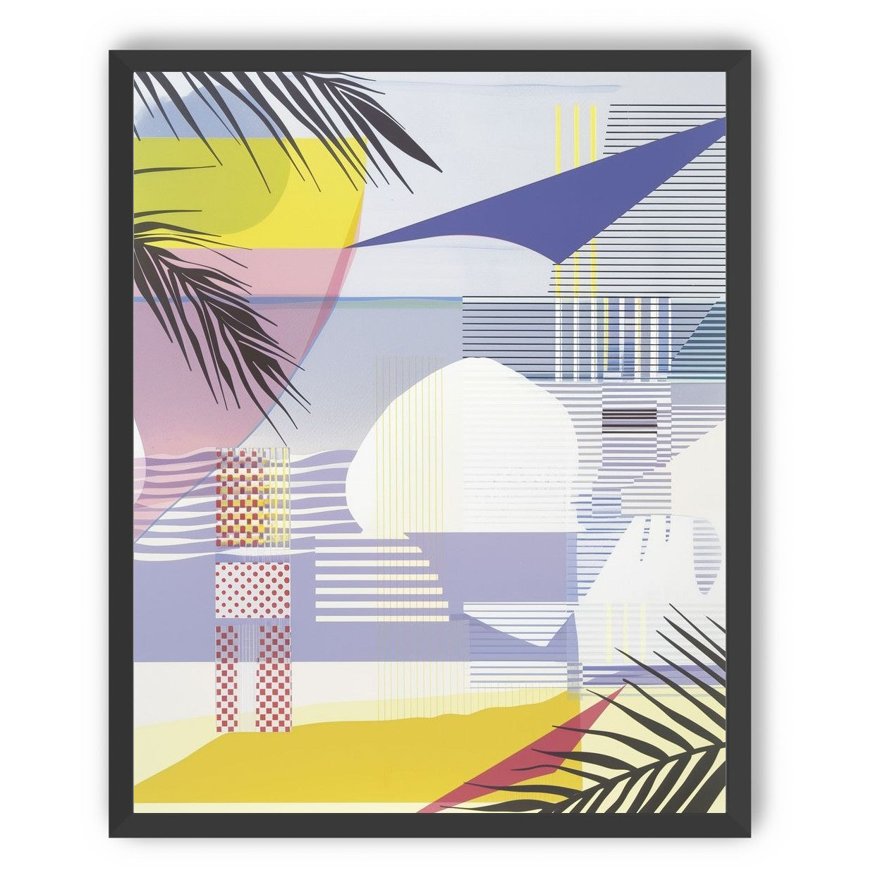 Layered stripes and color fields