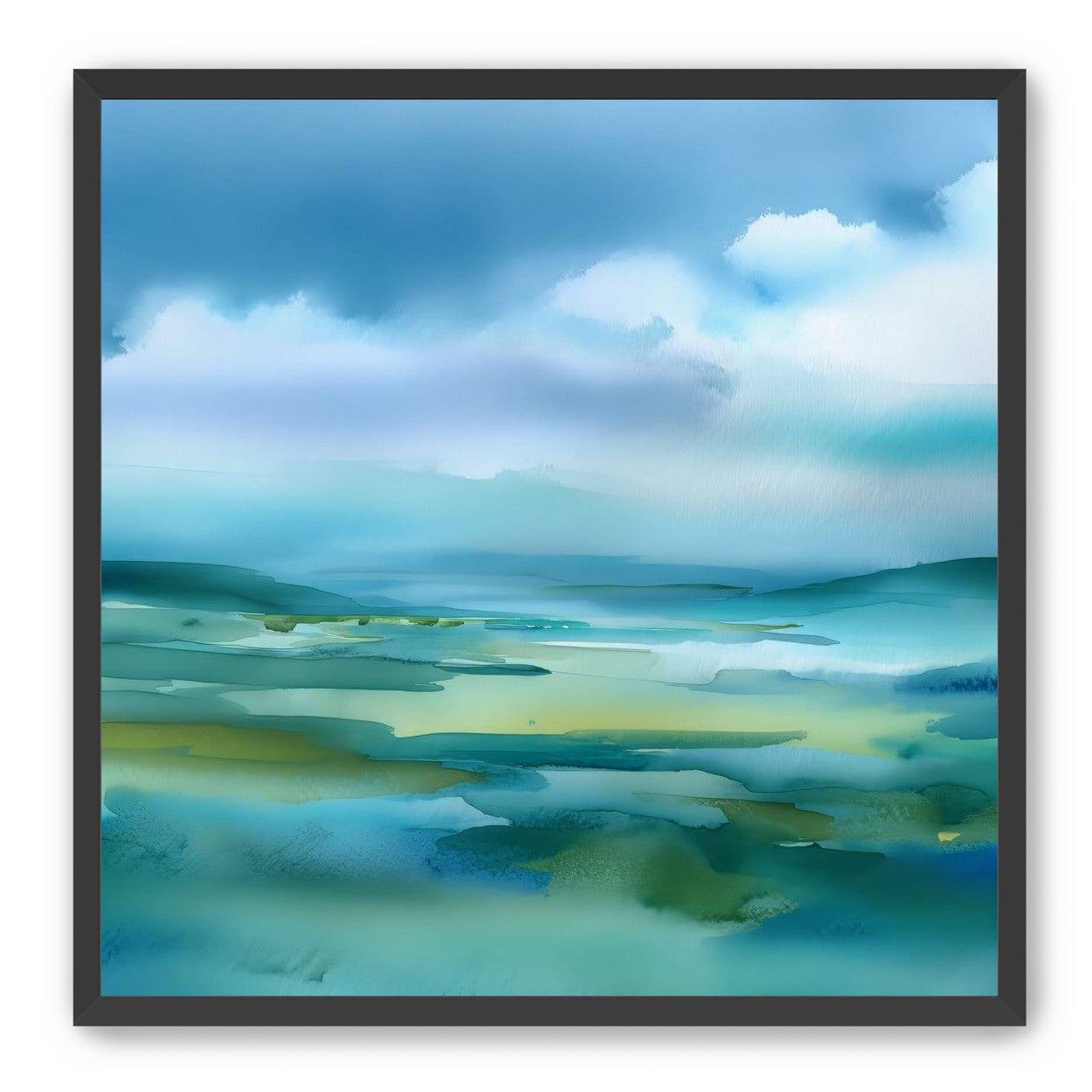 Teal Dissolving into Sky