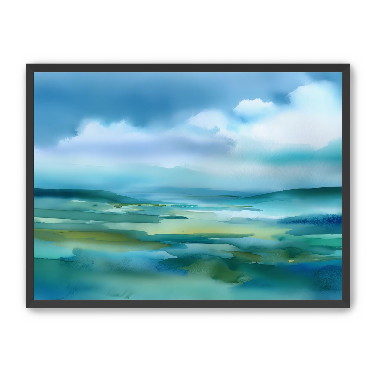 Teal Dissolving into Sky