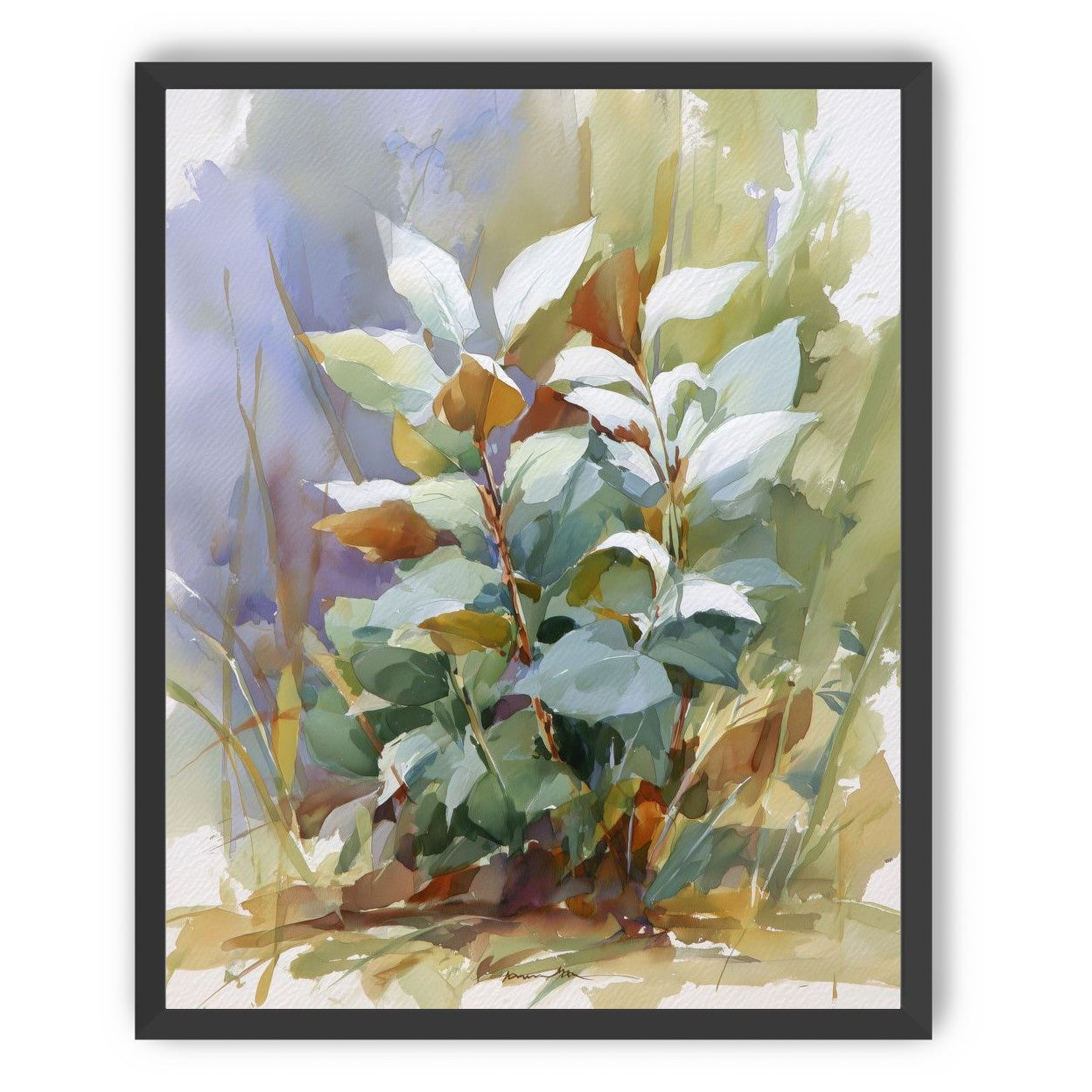 Layered Leaves in Soft Light