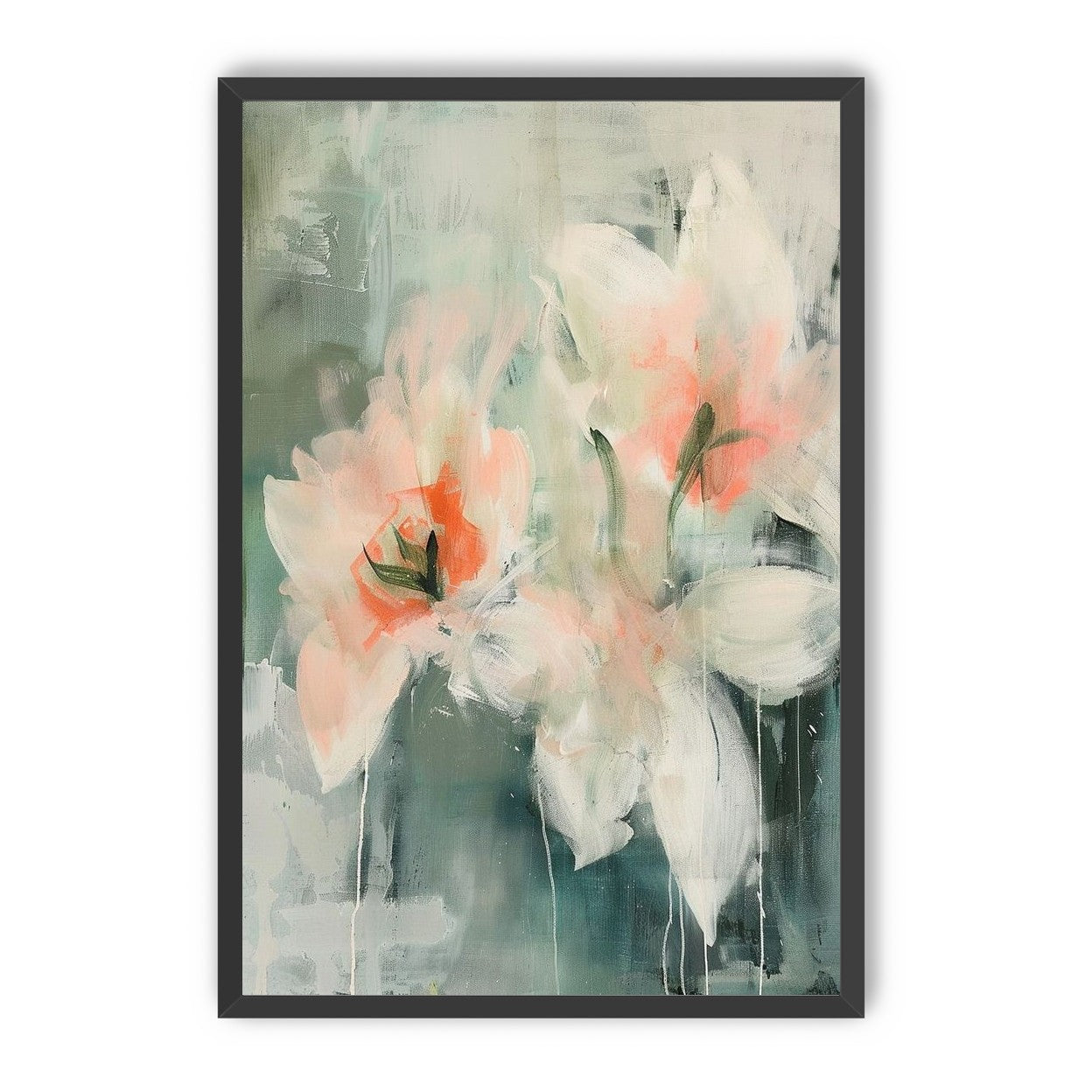Pale blooms in quiet paint