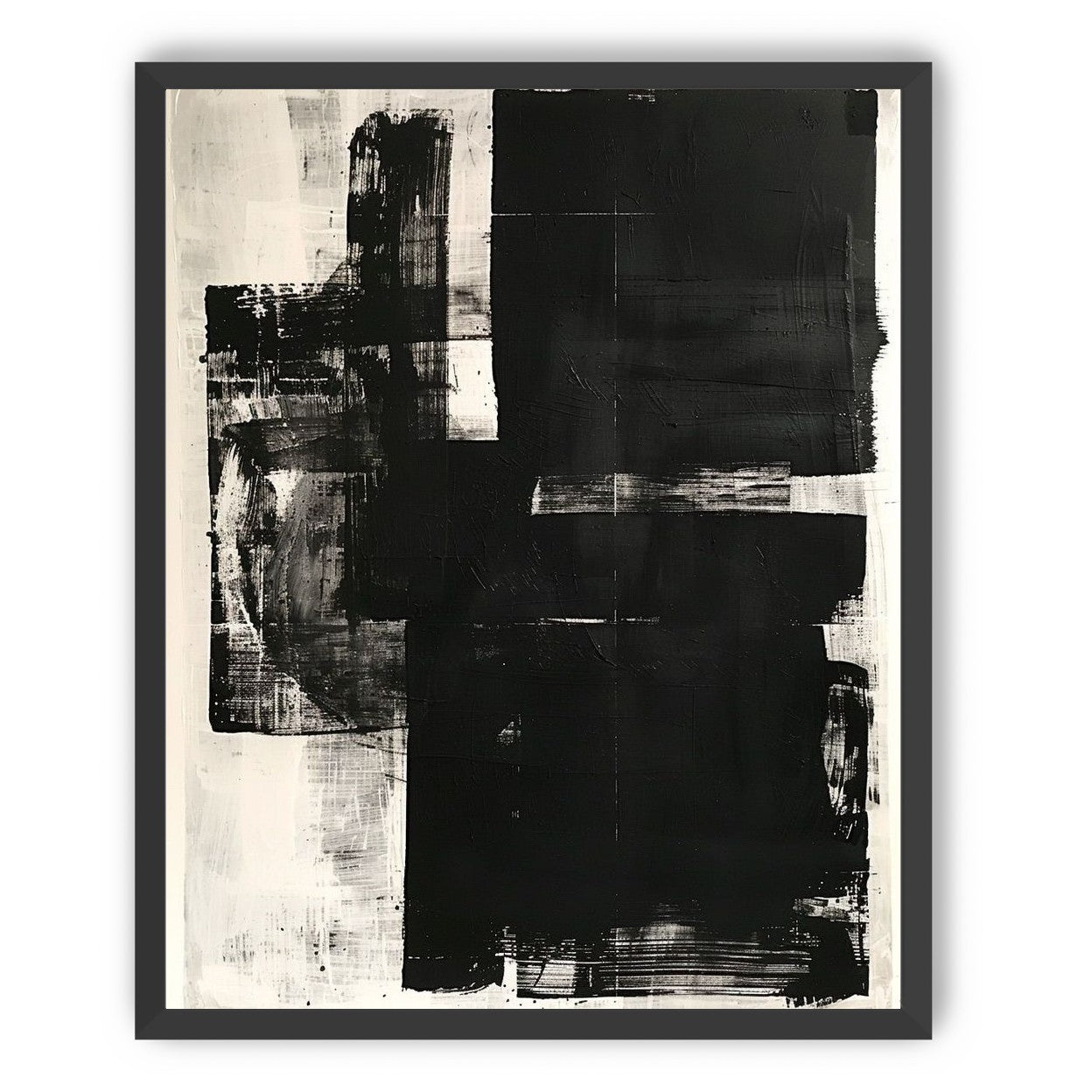 Black weight on pale ground