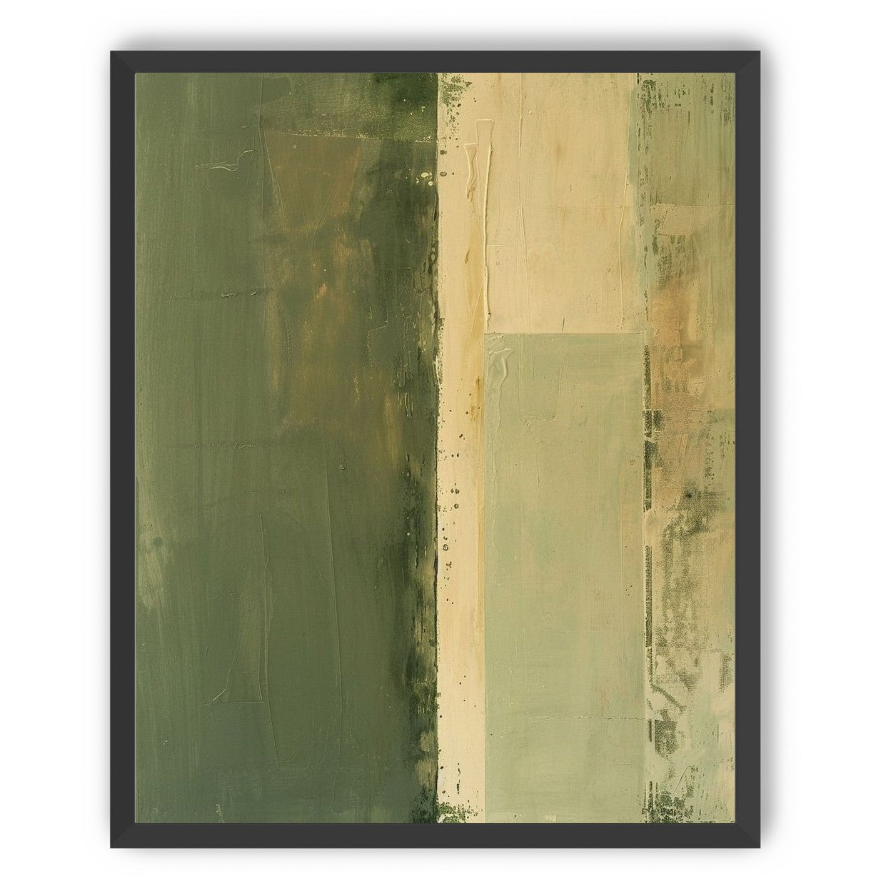 Pale seam in olive field