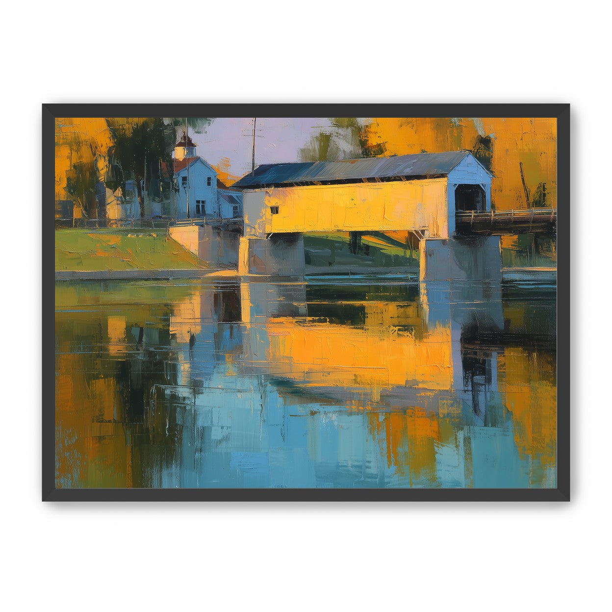 Golden Hour at the Covered Bridge