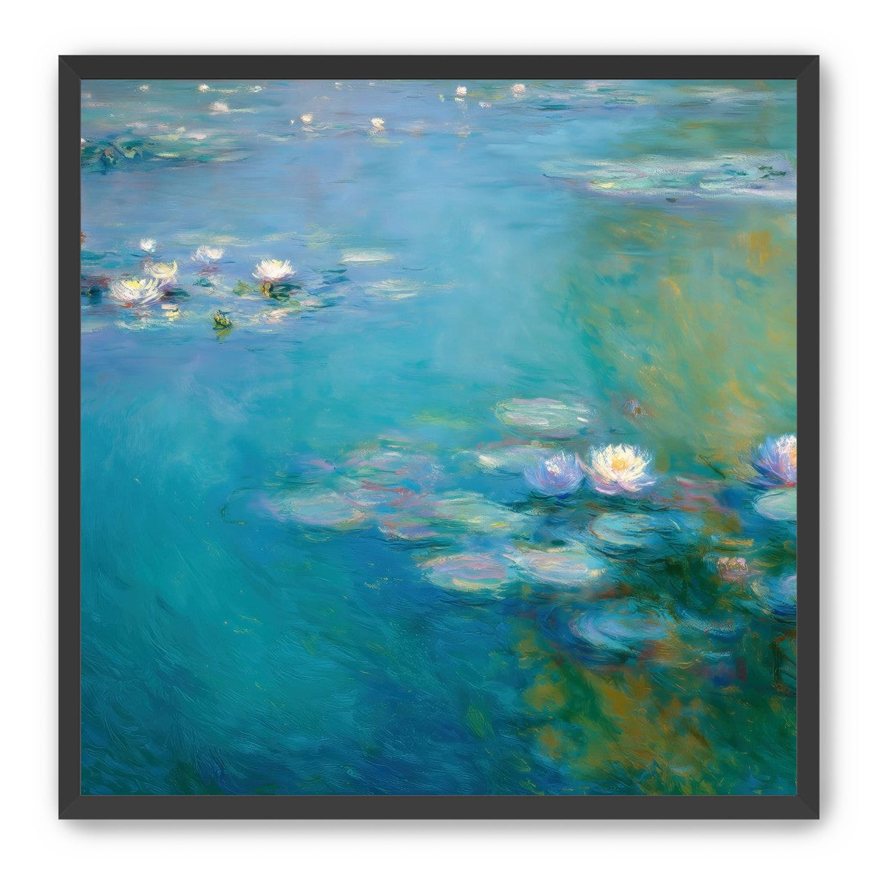 Still Water with Open Blossoms