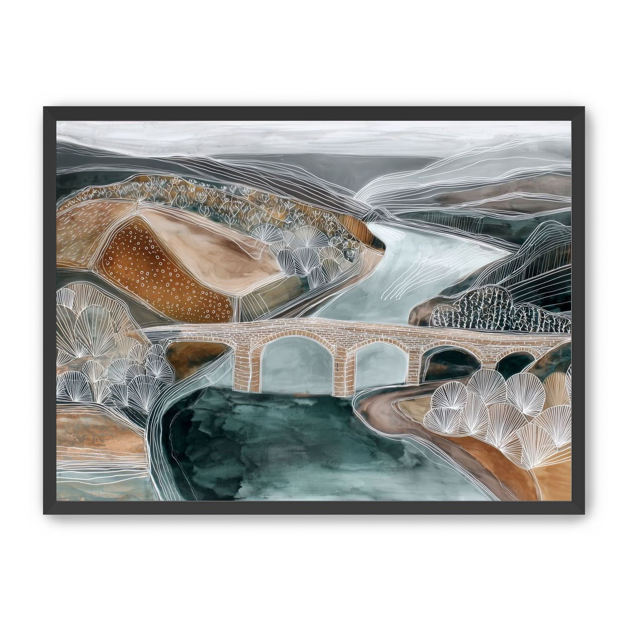Three-Arch Stone Bridge