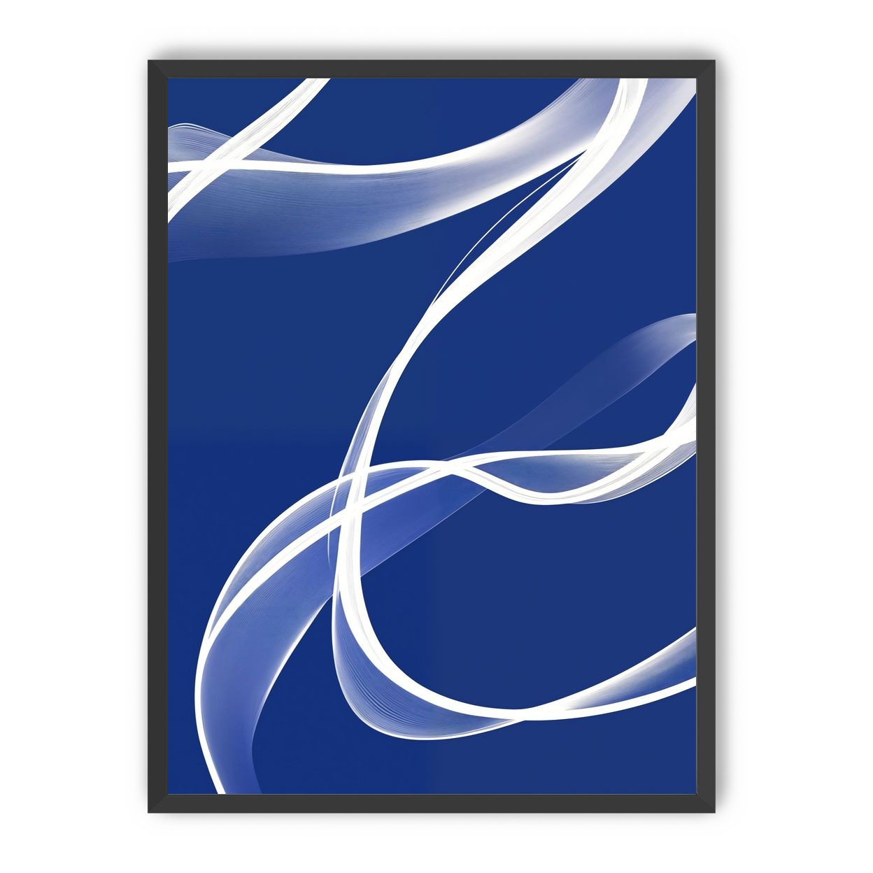 White Stroke on Blue 2