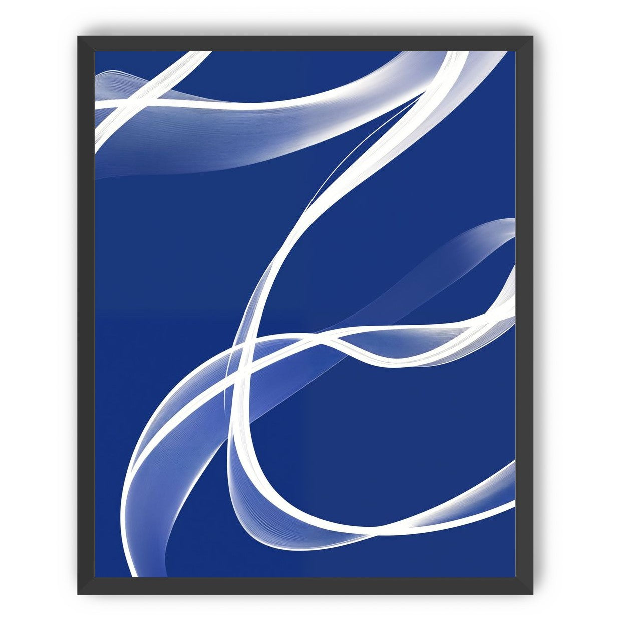 White Stroke on Blue 2