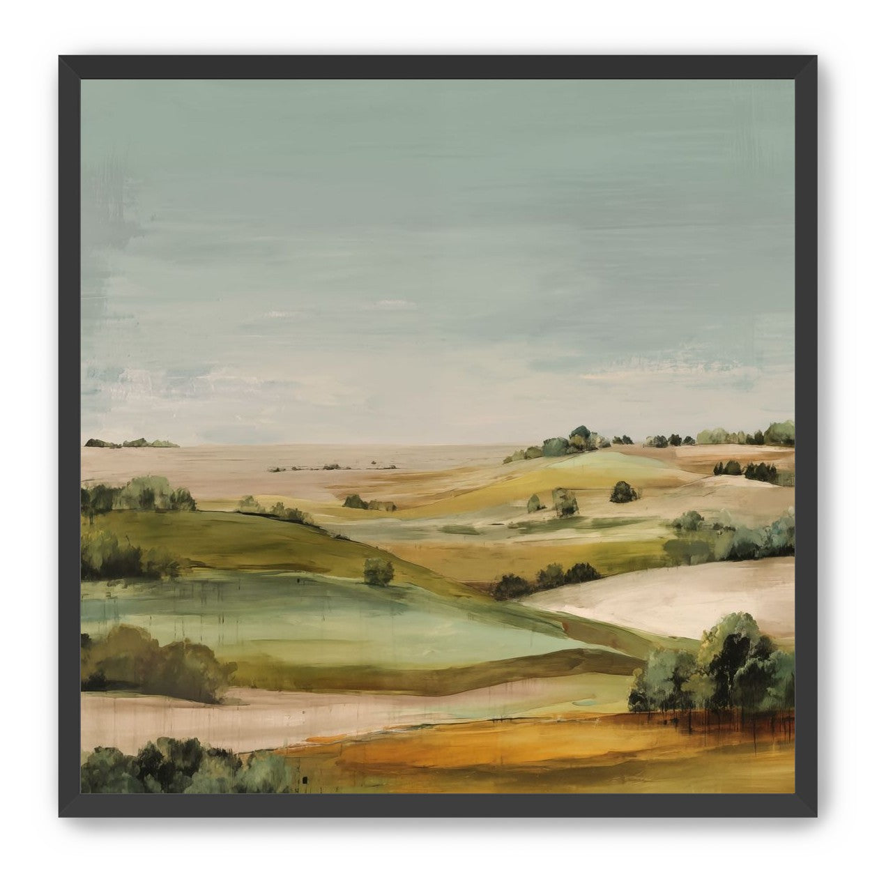Valley with Rolling Hills