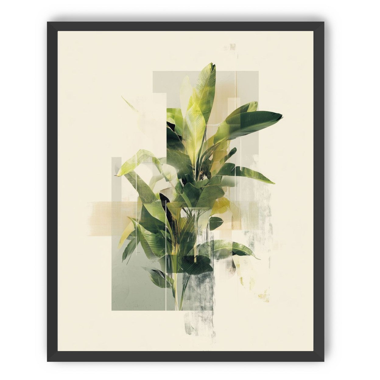 Plant in layered light