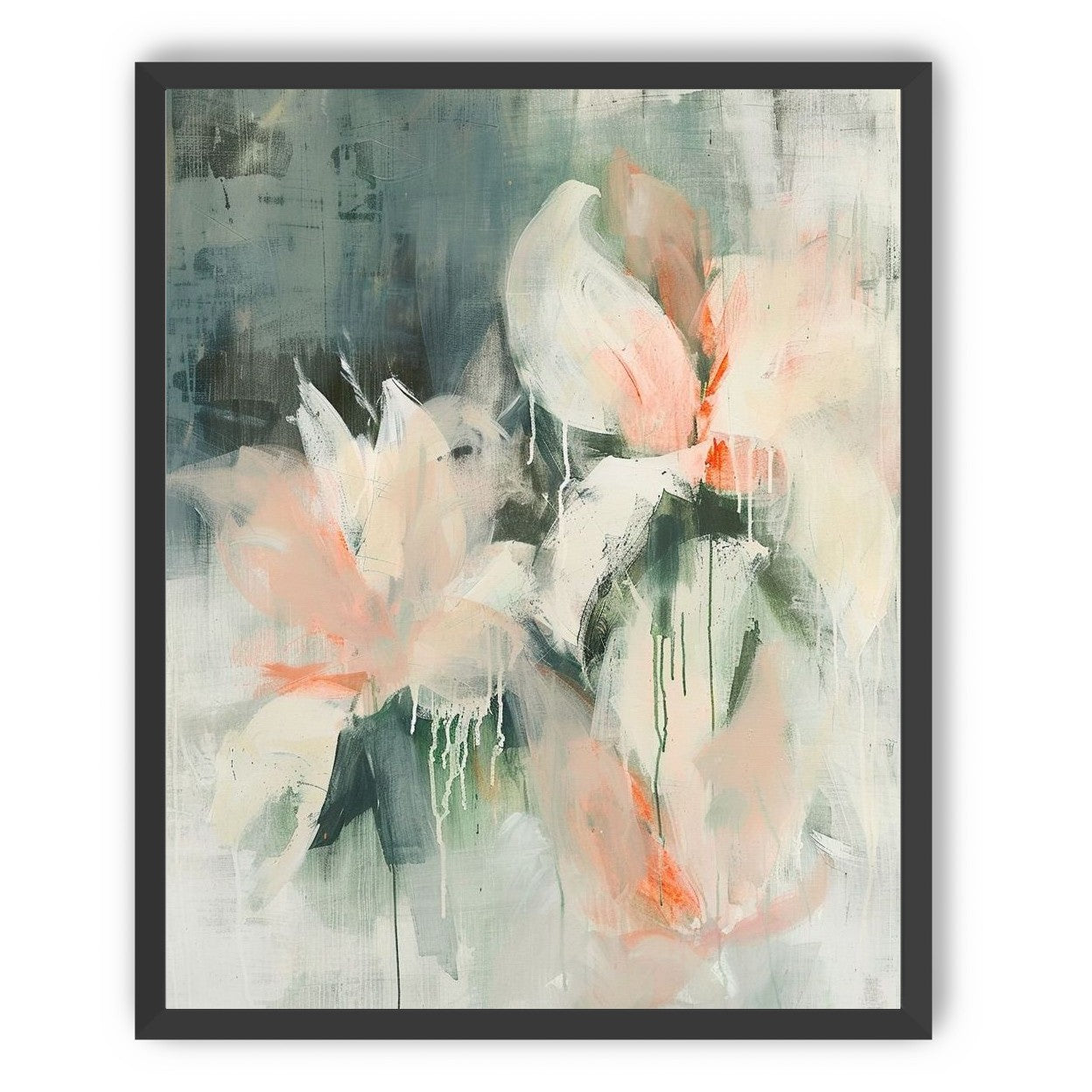 Drips on pale petals