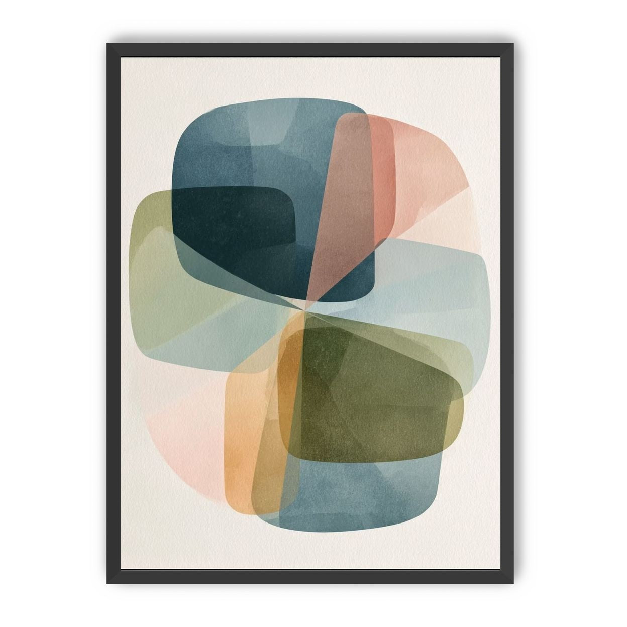 Teal turns through ochre