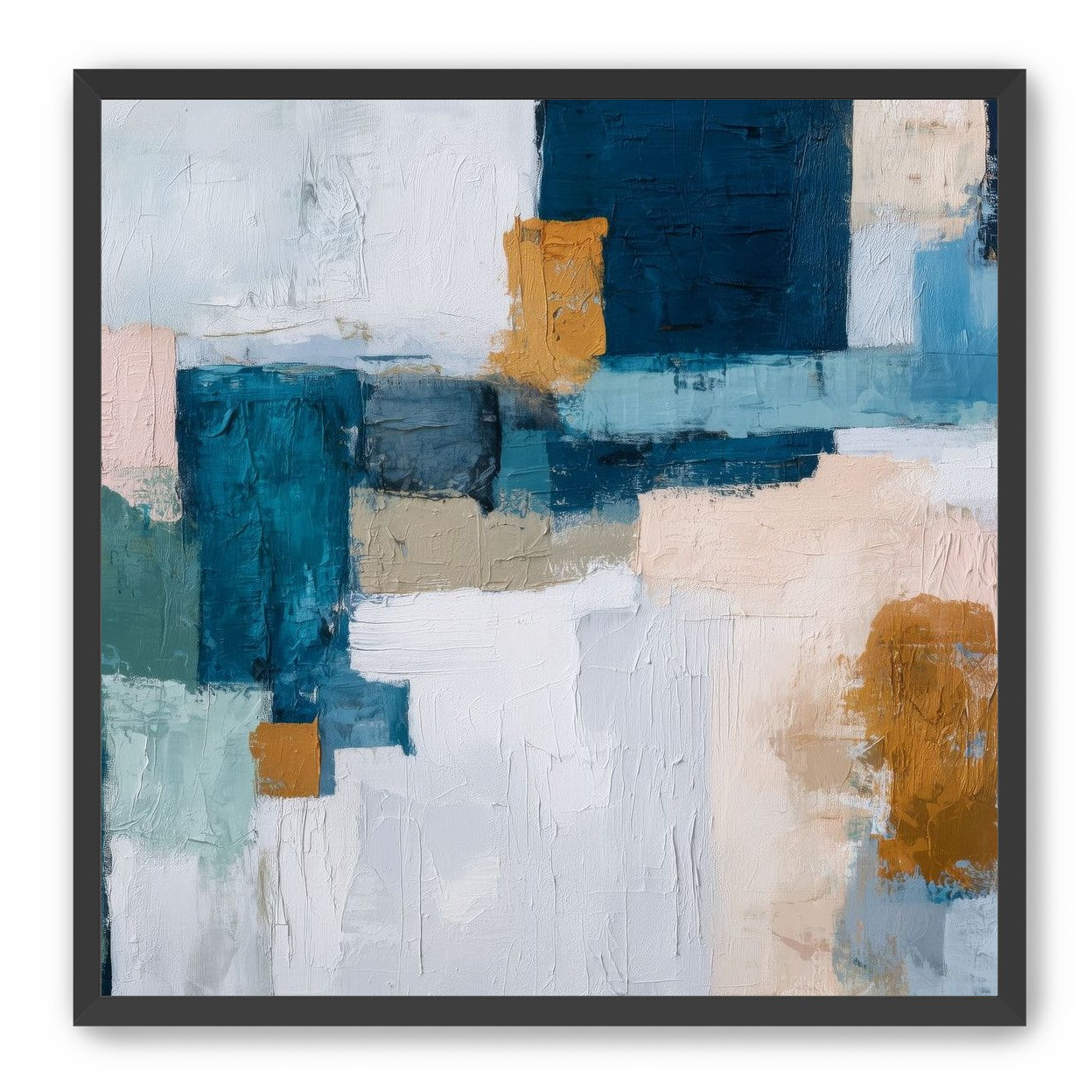 Offset Blocks Across White