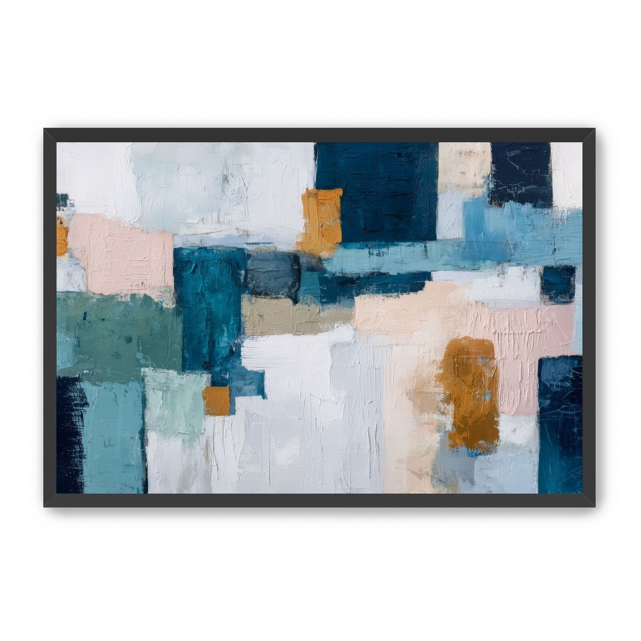 Offset Blocks Across White
