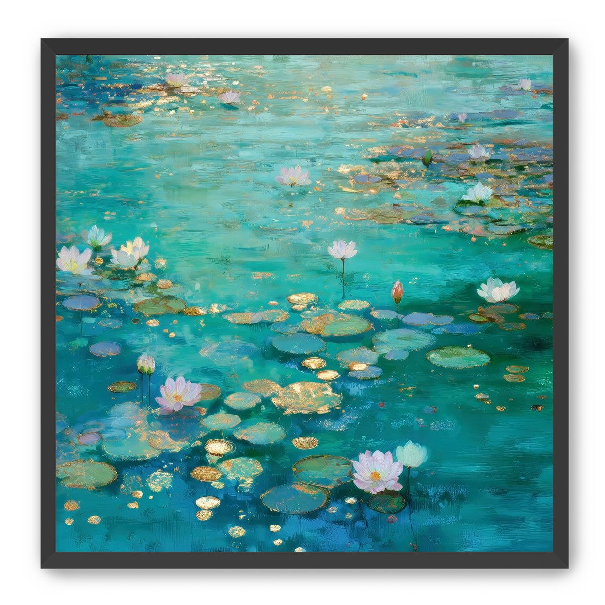 Quiet Gold on Blue Water