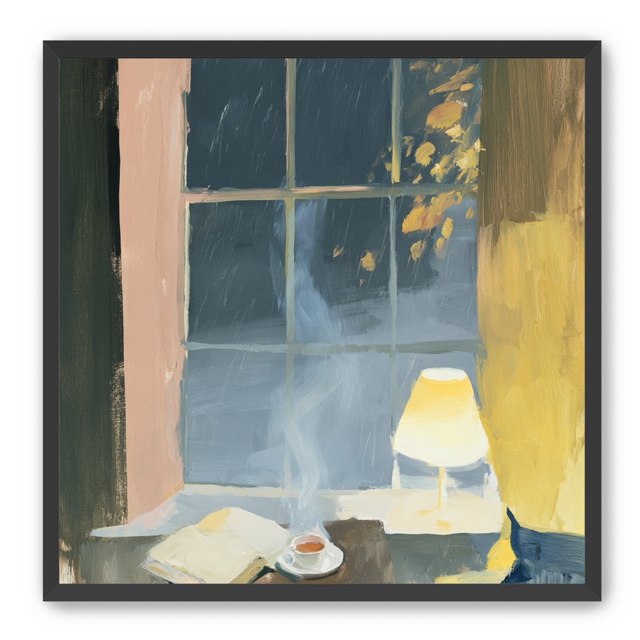 Steam in the windowlight