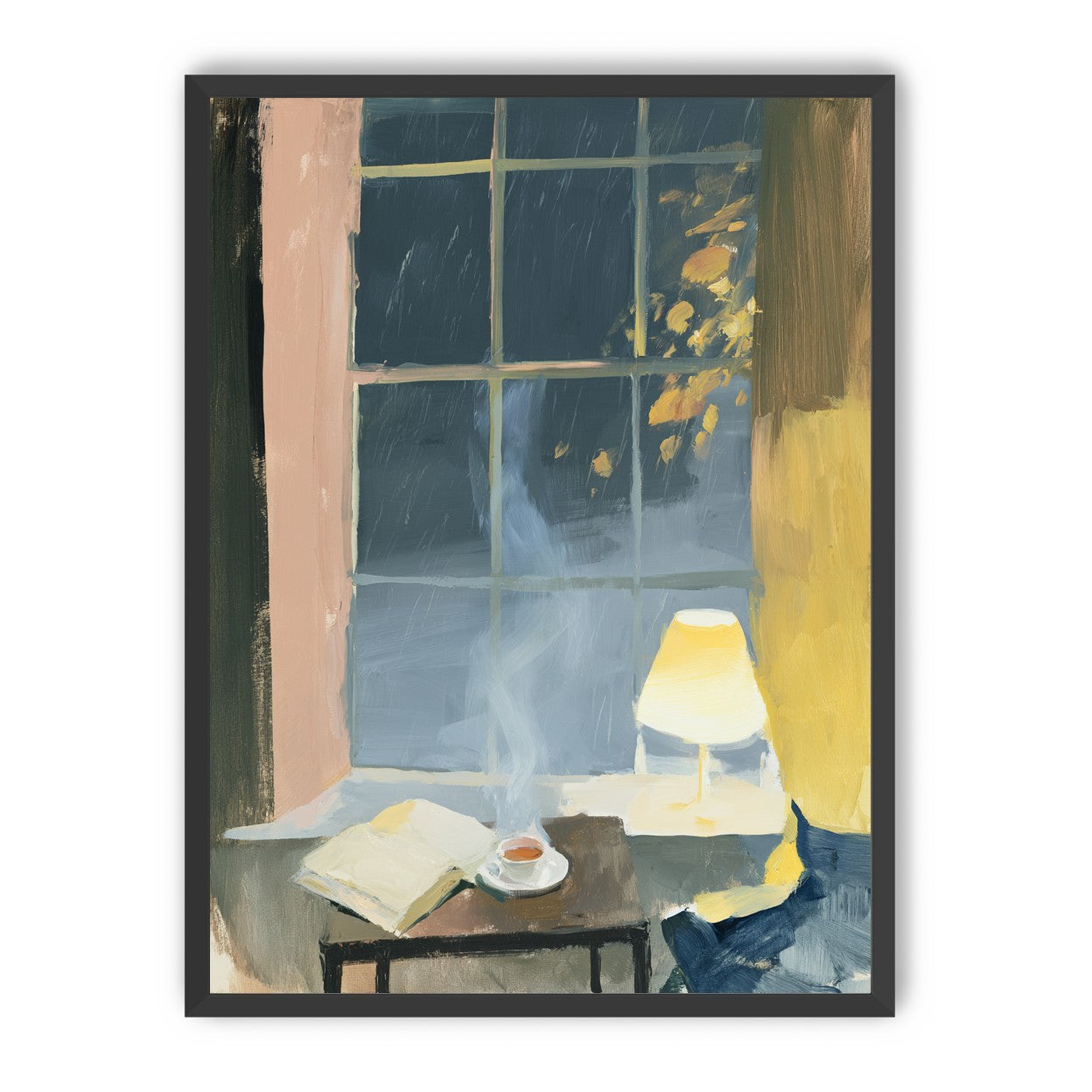 Steam in the windowlight