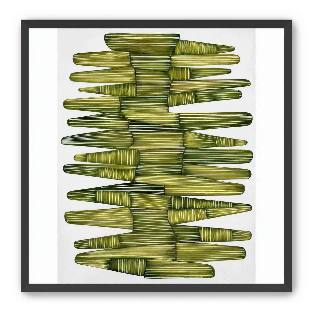 Olive green stacking lightens