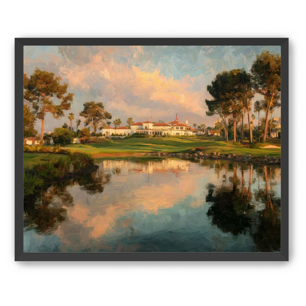 Afternoon Light on the Clubhouse