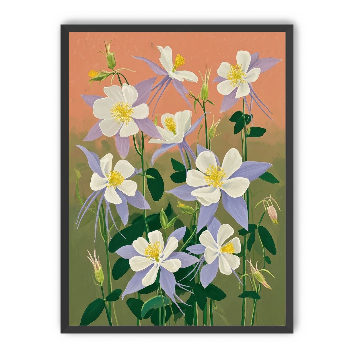 Evening Color in the Flowers