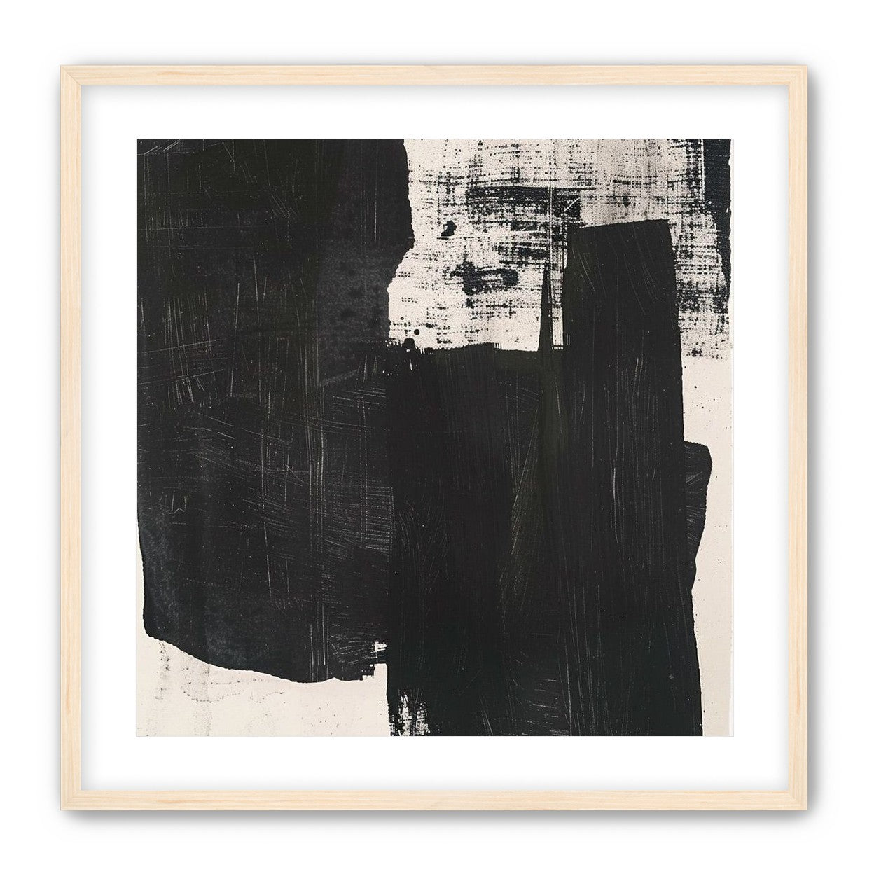 Black mass against the grain