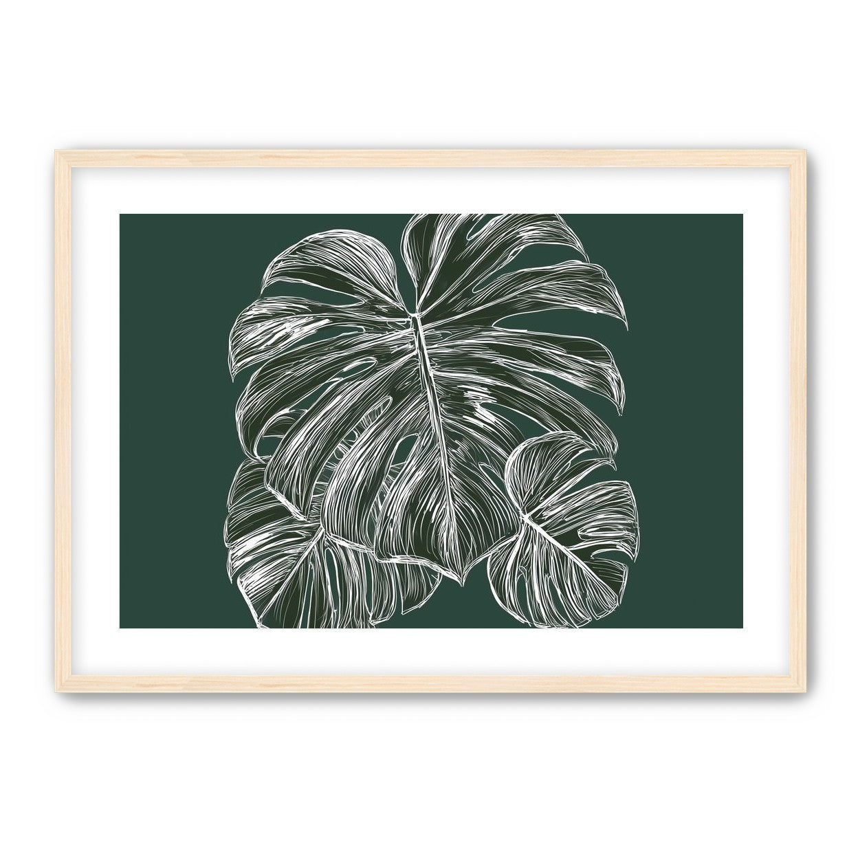 White veins on green field