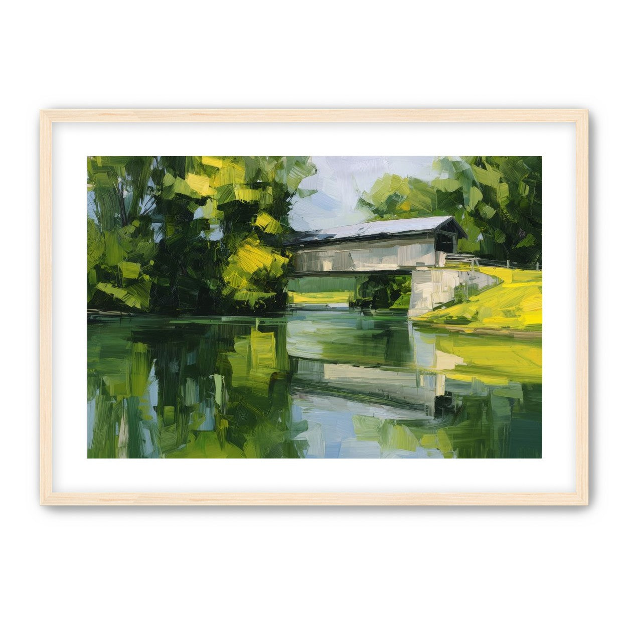Covered Bridge in Summer