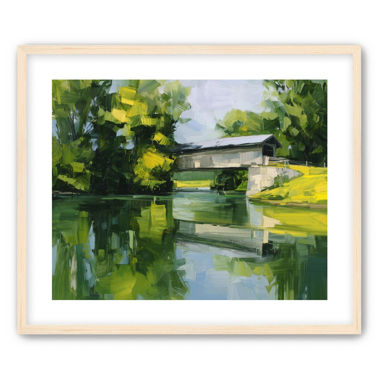 Covered Bridge in Summer