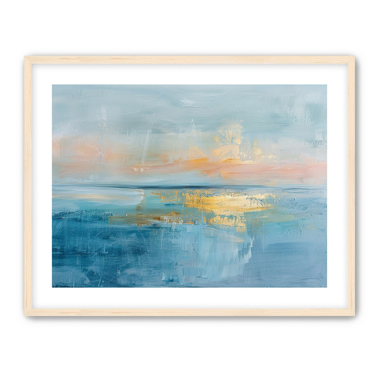 Gold light on quiet water