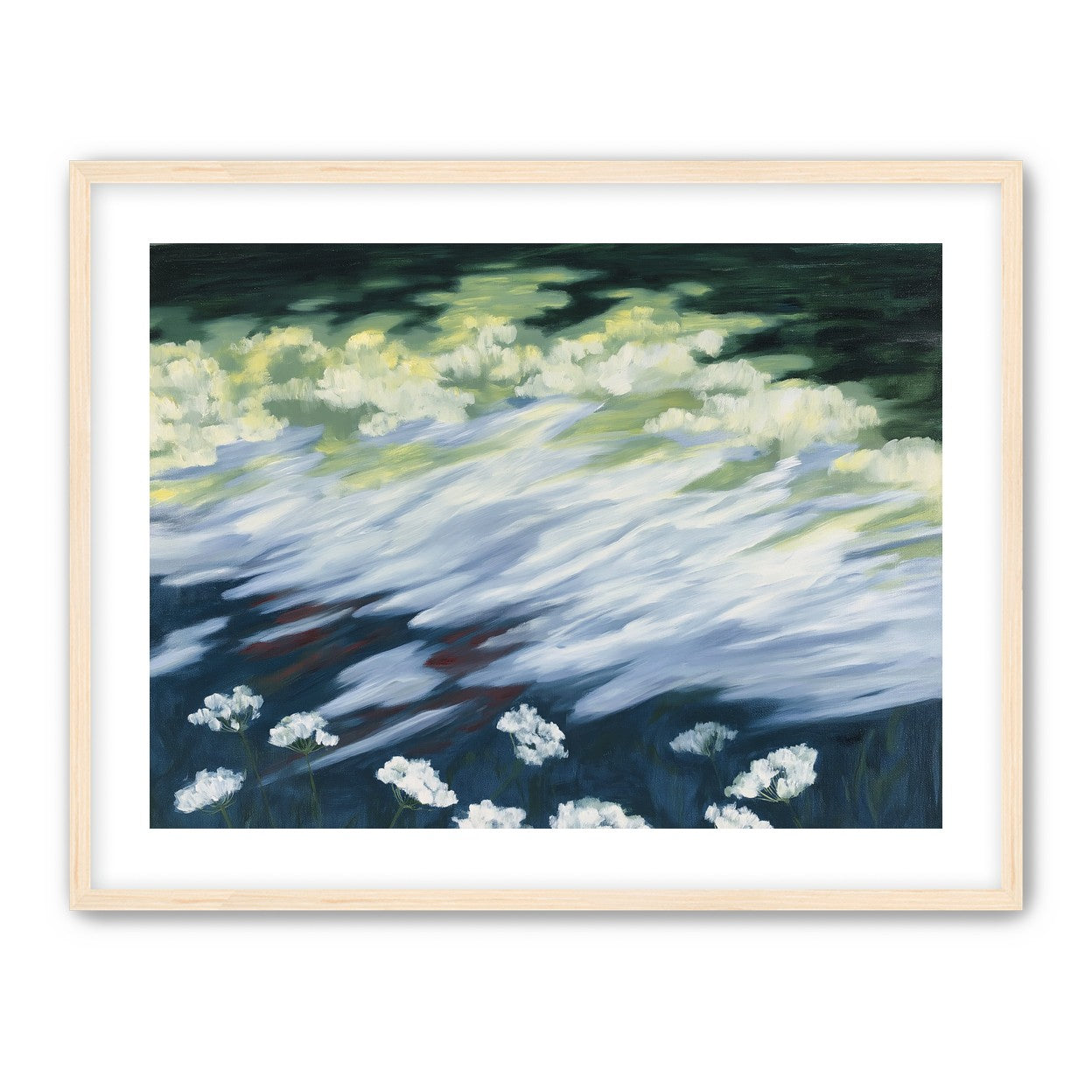 Wind skimming the wildflowers