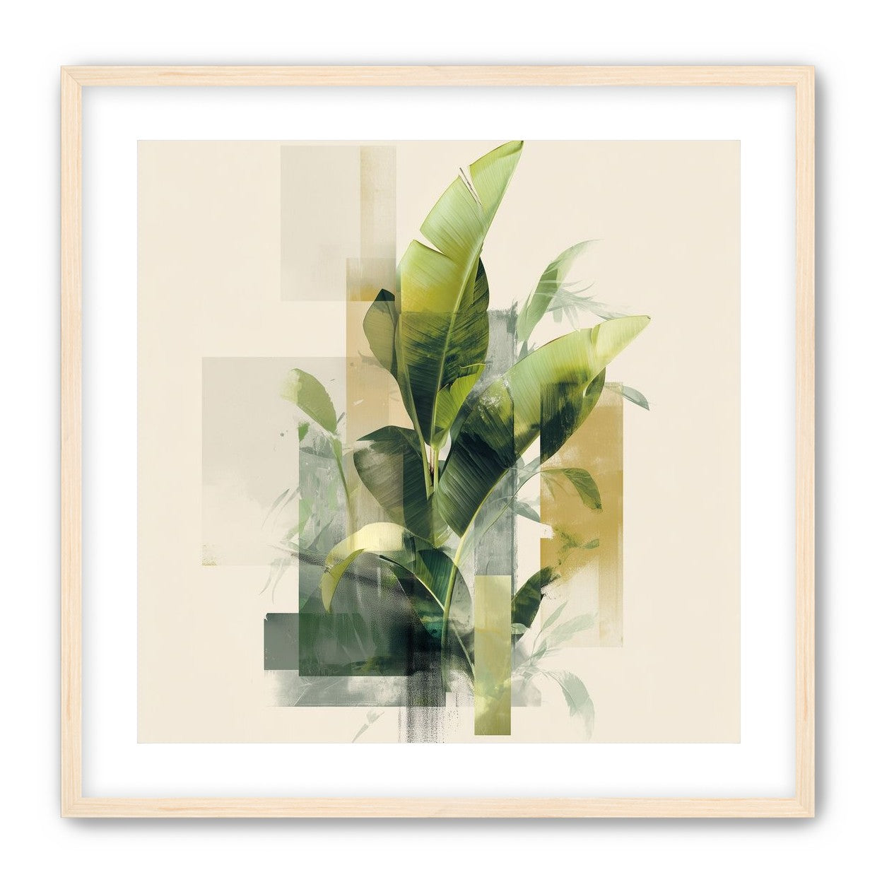 Leaves through quiet panels