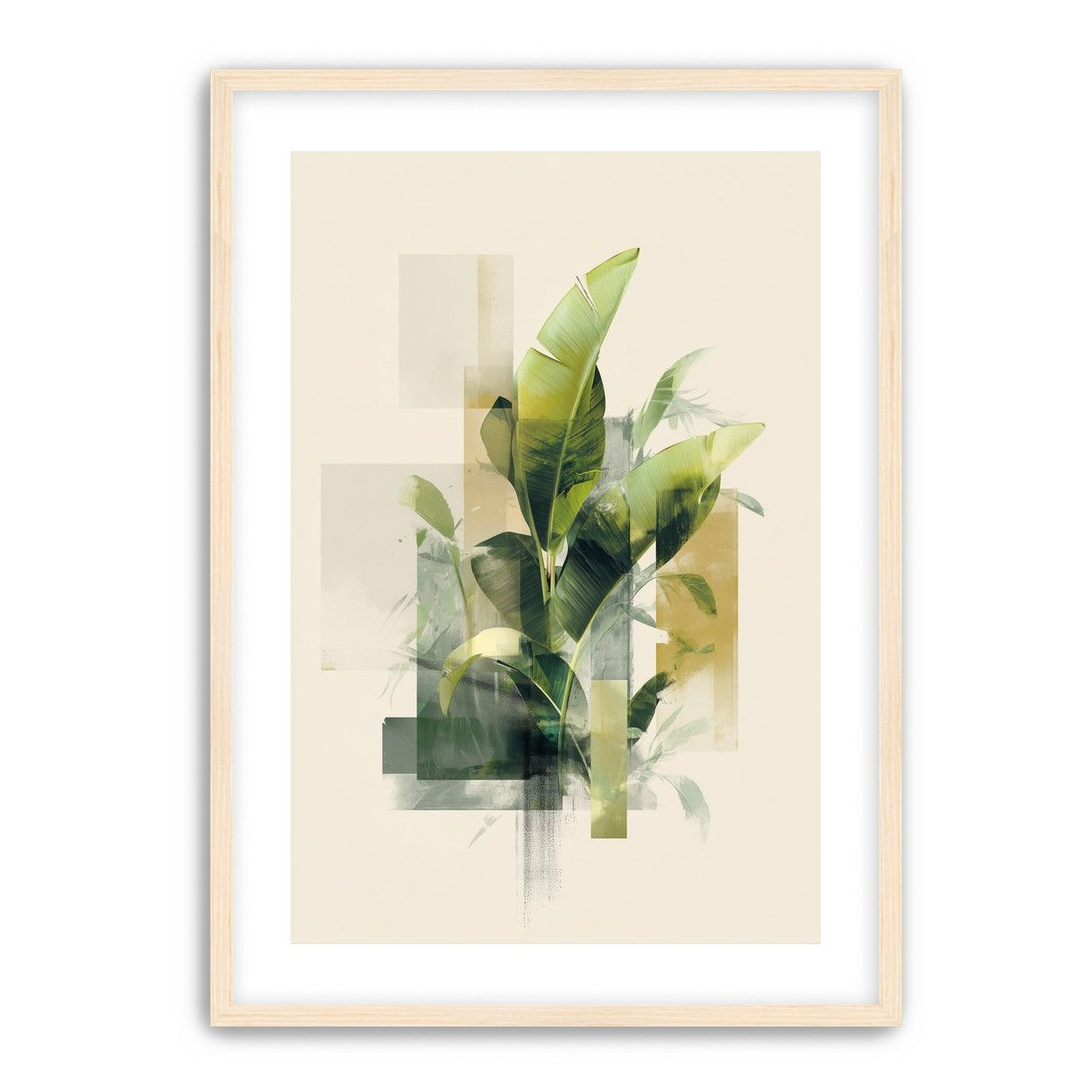 Leaves through quiet panels