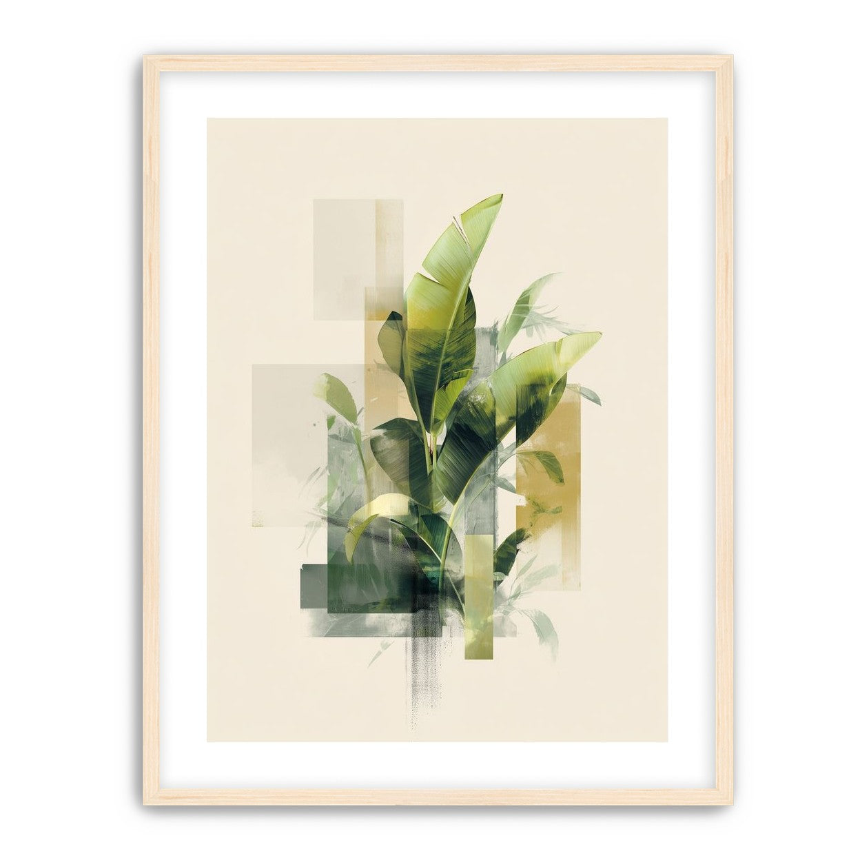 Leaves through quiet panels