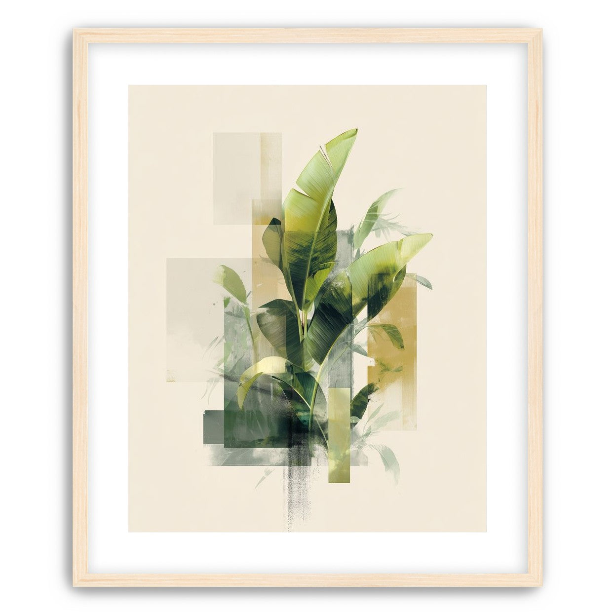 Leaves through quiet panels